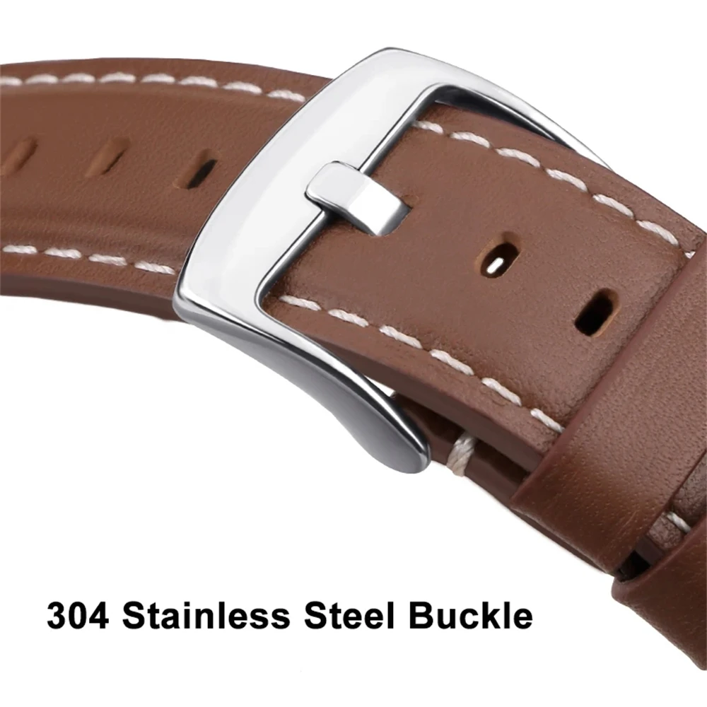 20mm 22mm Armband für Huawei Uhr GT4 GT3 Gt2e Pro 42 46mm leder armband Für HONOR Uhr 4 pro GS E2 SE MagicWatch Band – Detail 9