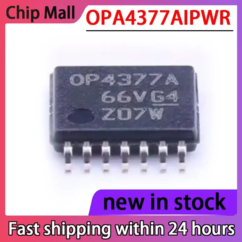 5PCS OPA4377AIPWR OP4377A TSSOP14 Operational Amplifier Chip
