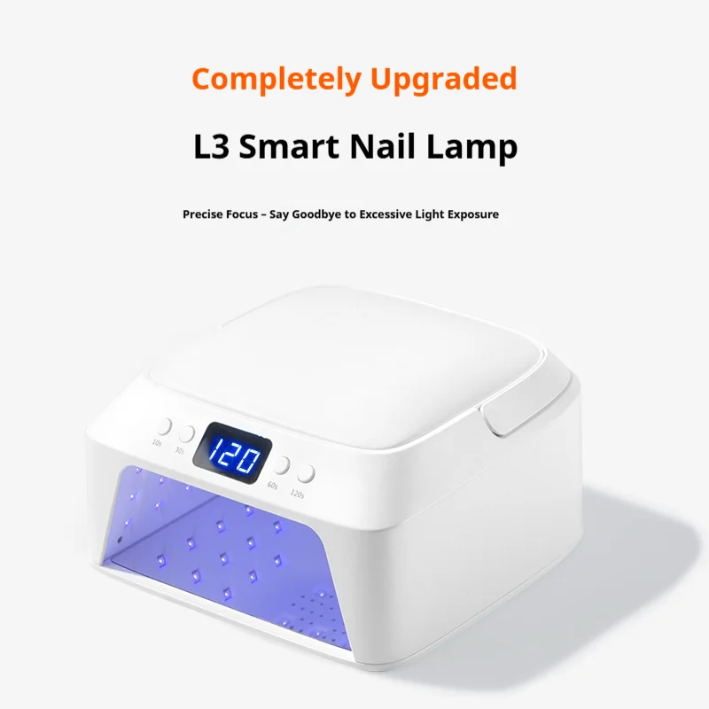 71 LEDs UV LED Nail Lamp 72W with Large Curing Space, Hand Pillow and Motion Sensor for Gel Polish Manicure Pedicure