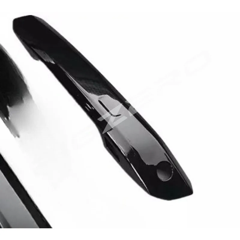 For Audi New A4L B9 A5 Q5L Black Knight Modified Exterior Handle Shell Glossy Black