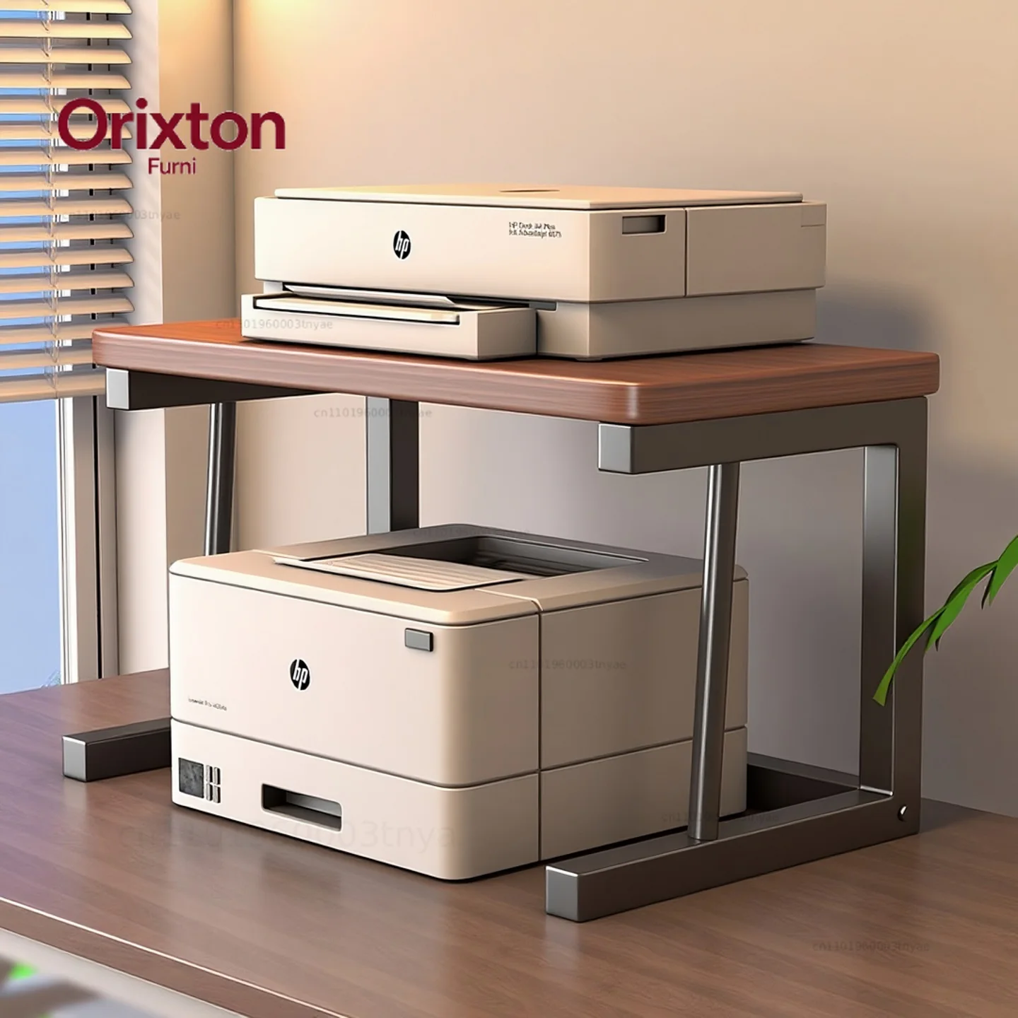 Office Desktop Printer Stand Multi-Functional Small Home Copy Machine Document Storage Organizer Rack Simple Style Density Board