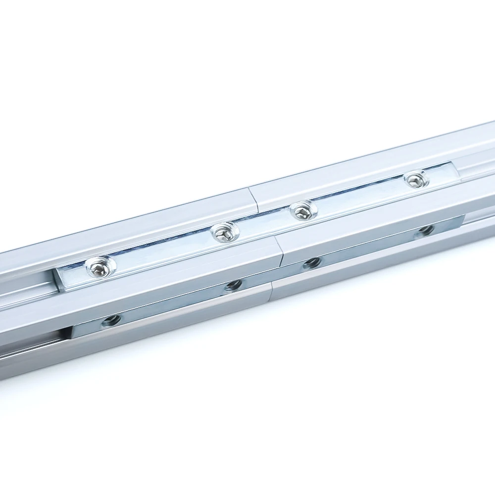 8 Stücke 2020 3030 4040 4545 180 Grad Aluminiumprofil Gerade Verbindung Innenverbinder Armaturen Streifen Nutverbindung Stoßverbindung – Detail 6