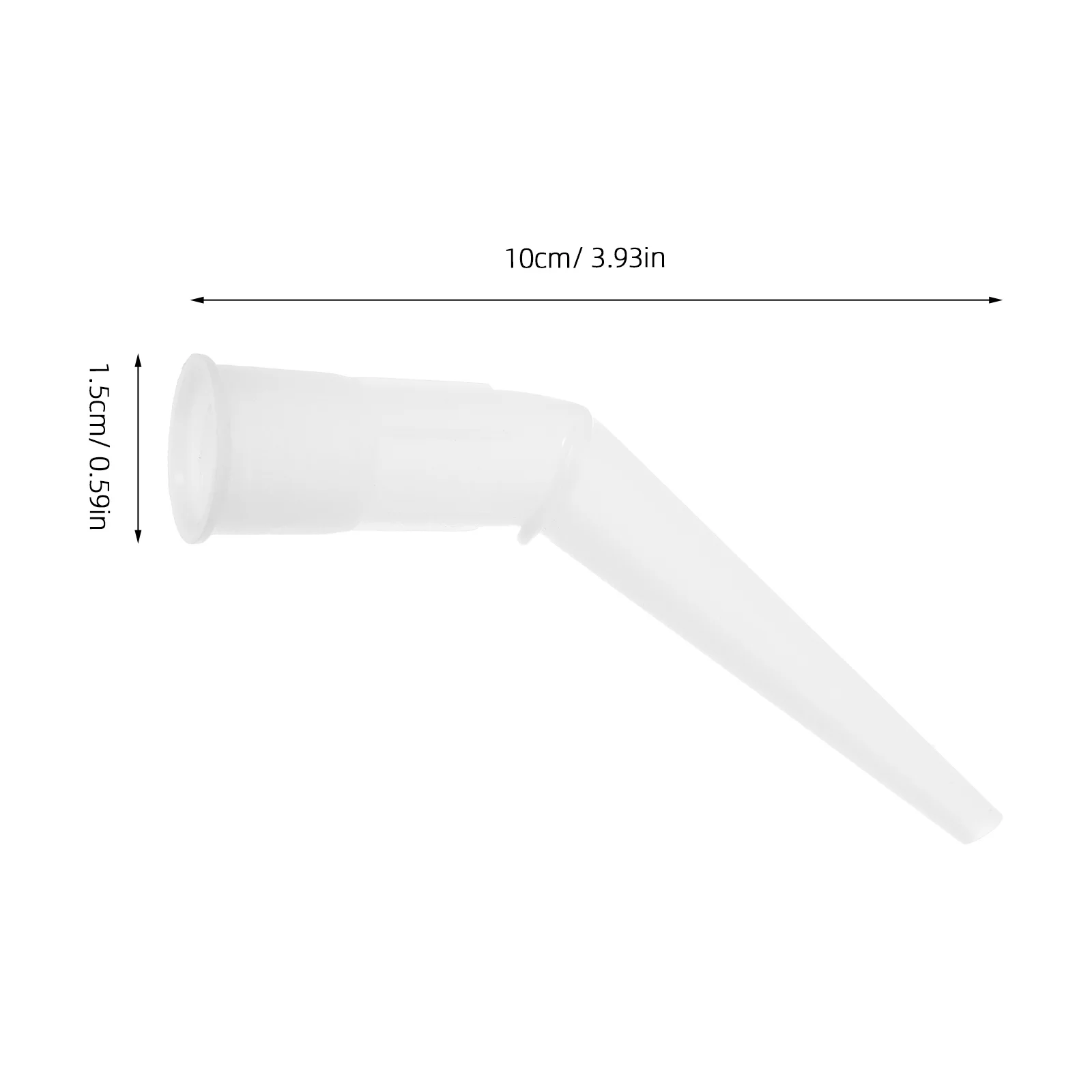 20pcs Caulk Nozzles For Home Repair Plastic Sealing Tips 1.5Cm Inner Diameter Multipurpose Caulking Applicator Reusable