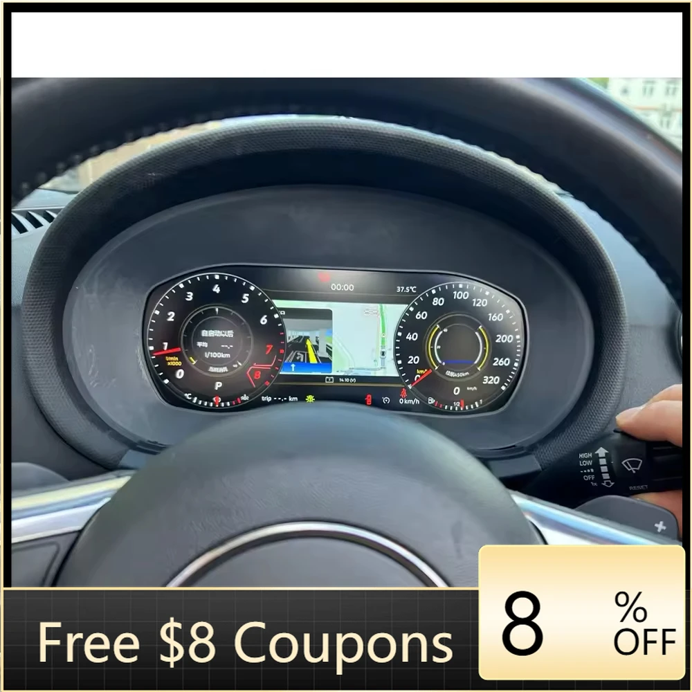 

Автомобильный приборный спидометр для Q5 A4L 2009-2018, цифровая панель приборной панели, виртуальный приборный кластер