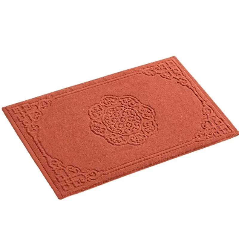 With Natural Cotton for Ultra Absorbency and Easy Cleaning Vintage Chinese Style Bath Mat