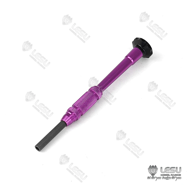 Metal LESU 3.0MM Hex Sleeve Screwdriver for TAMIYA 1/14 RC Tractor Truck Hydraulic Dumper Model Loader Excavator Toys Cars