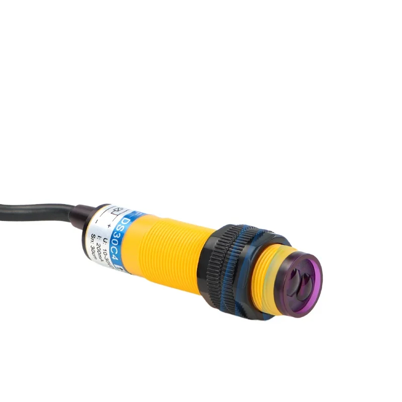 Infrared sensing photoelectric switch, diffuse reflection sensor, normally open normally closed three-wire adjustable