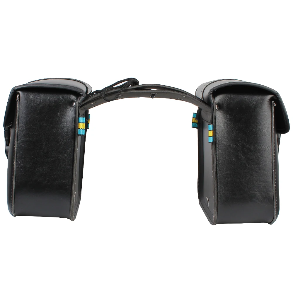 Motorcycle Riding Travel Tank Bag Motor Tail Luggage Suitcase Side Luggage Saddle Bag Motorcycle Storage Tool Bag PU Leather