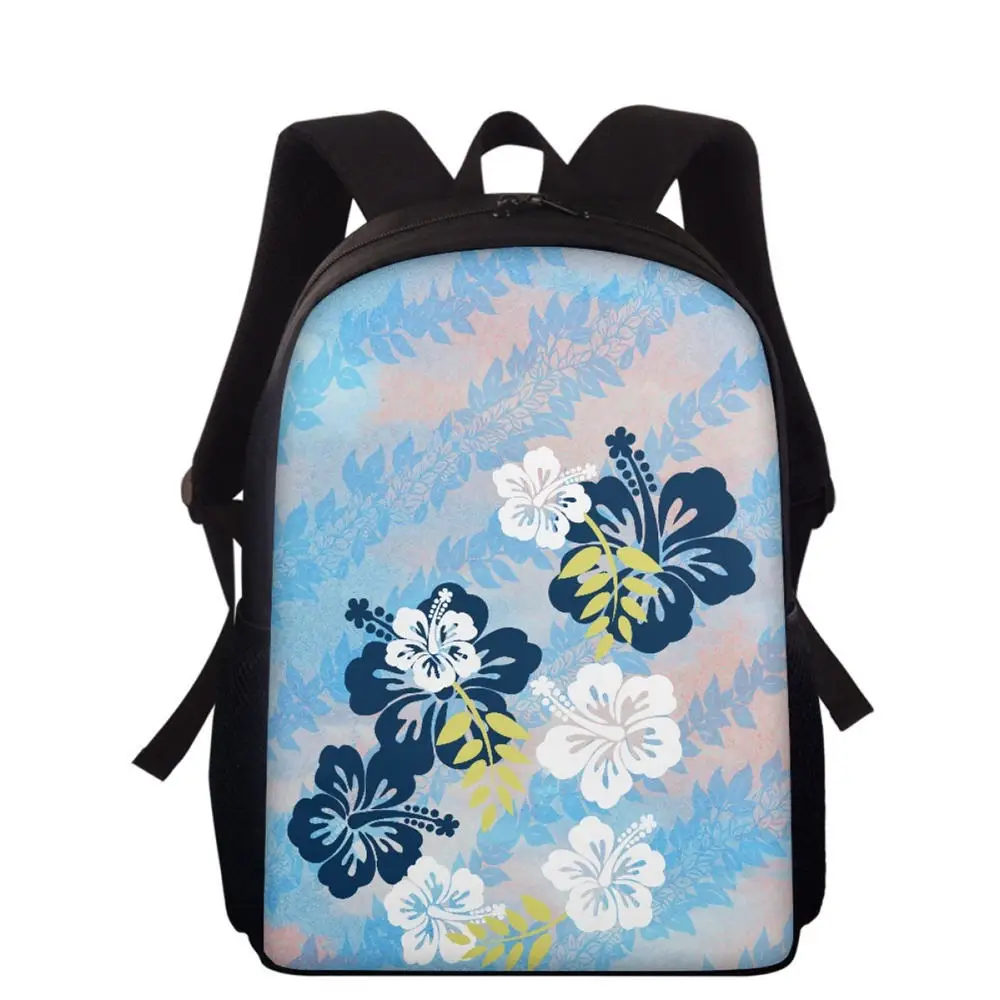 Mochila escolar com estampa tribal polinésia, grande capacidade, laptop de viagem, mochila infantil exclusiva para atividades ao ar livre, unissex, bolsa escolar casual