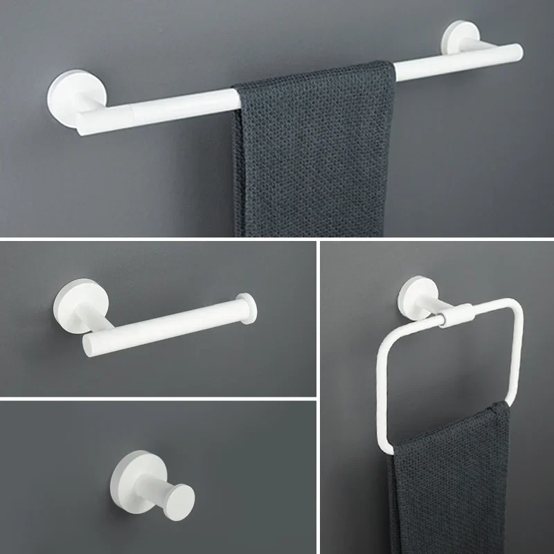 Rose Gold Bathroom Hardware Accessories Towel Bar Rack Shelf Wall Mounted Hand Towel Rack Roll Paper Holder Robe Hook Hanger Set