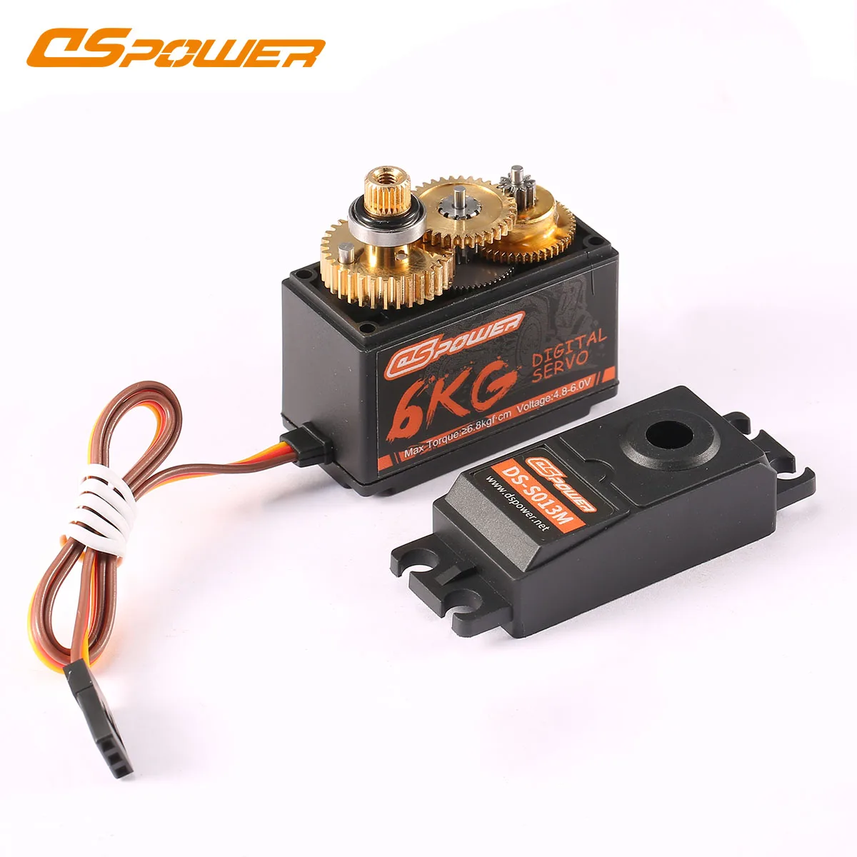 Dspower 3kg 6kg 9kg 15kg servo digital à prova d'água motor de engrenagem de metal/plástico para modelo 1/10 rc carro helicóptero barco avião robô