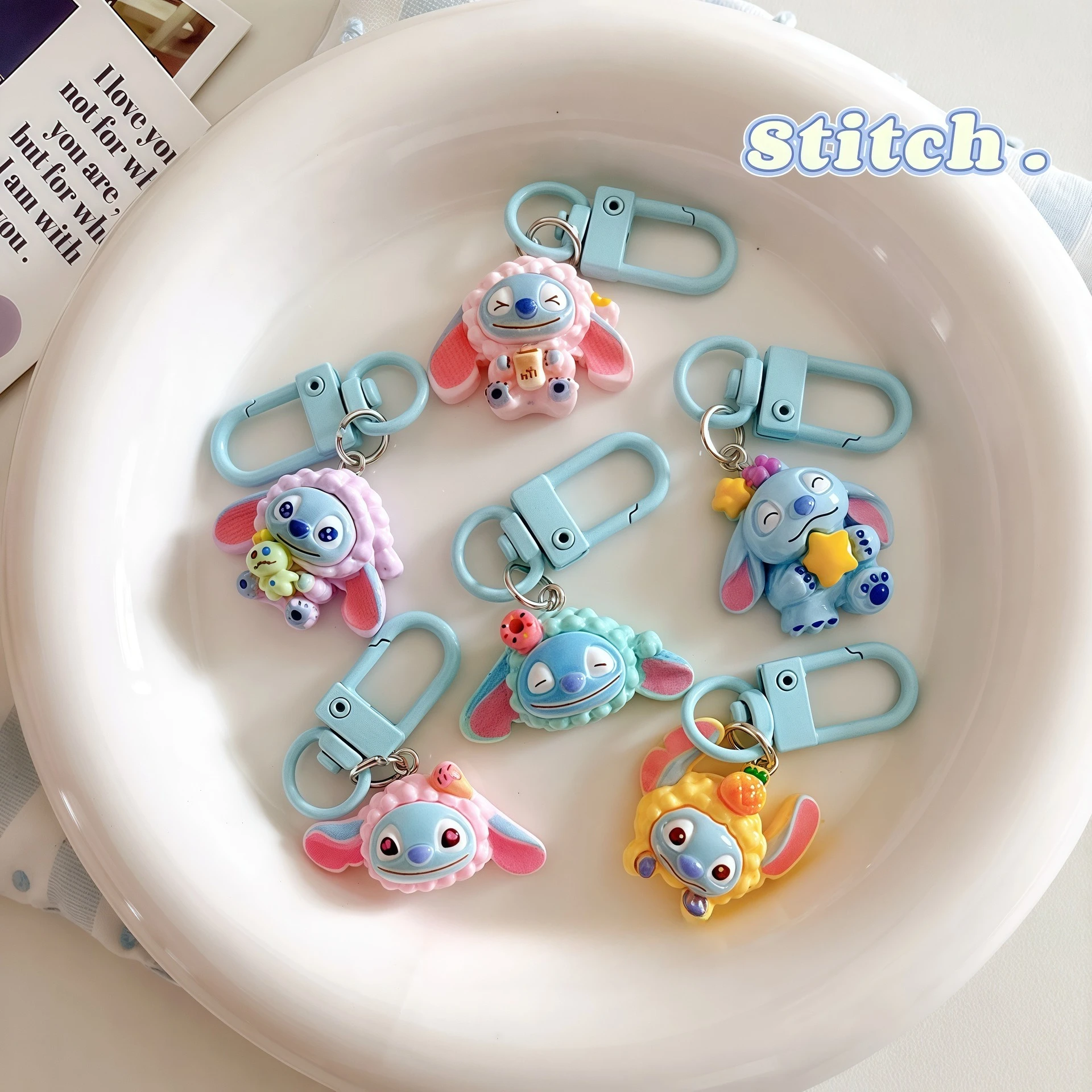 

Hot Selling Pendants Girls' Bags Hanging Accessories Cute Cartoon Keychains Student Backpacks Accessories Girlfriends' Gifts