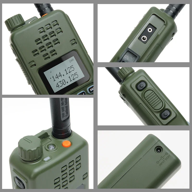 Baofeng AR-152 15 W Walkie Talkie Leistungsstarkes CB-Funkgerät 12000 mAh Akku Taktischer Long Range AN PRC-152 Dualband-Transceiver