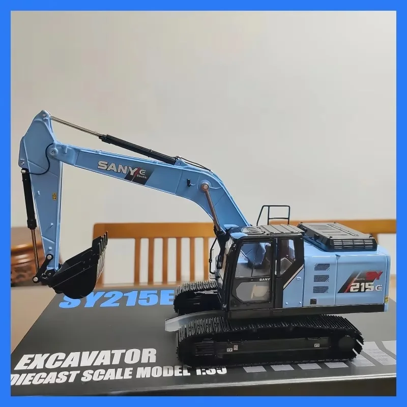 

Hot 1:35 Scale Sy215e Excavator New Energy Sany Alloy Car Model Collection Ornaments Decoration Toys Birthday Boy Chirldren Gift