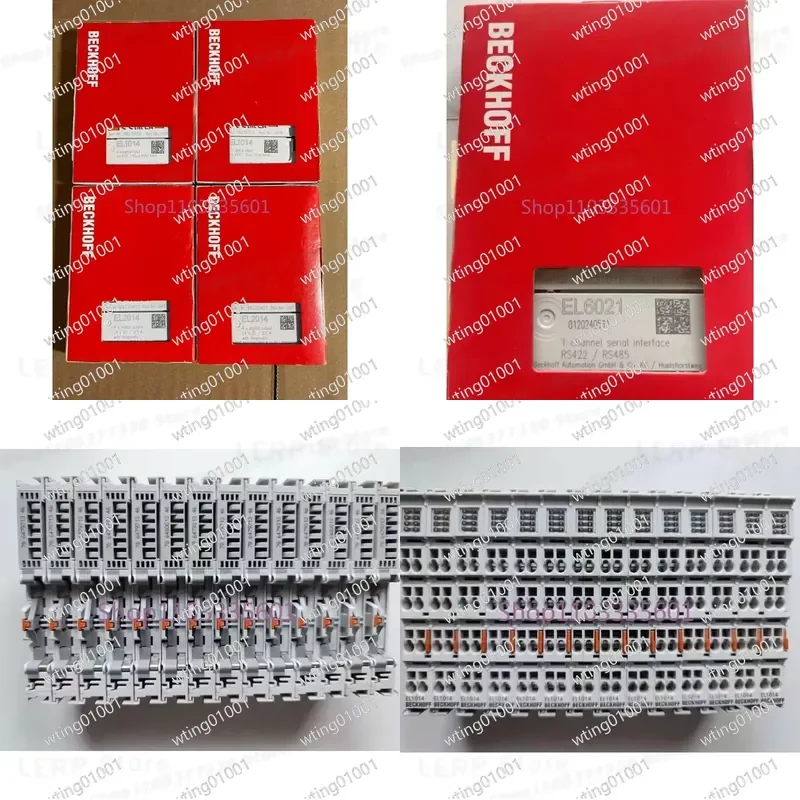 for BECKHOFF Genuine Terminal Blocks EL1004 EL2004 EL6021 EL2502 EL6002 EL3004 EL3062 EL3064 EL3702 Industrial Automation IO
