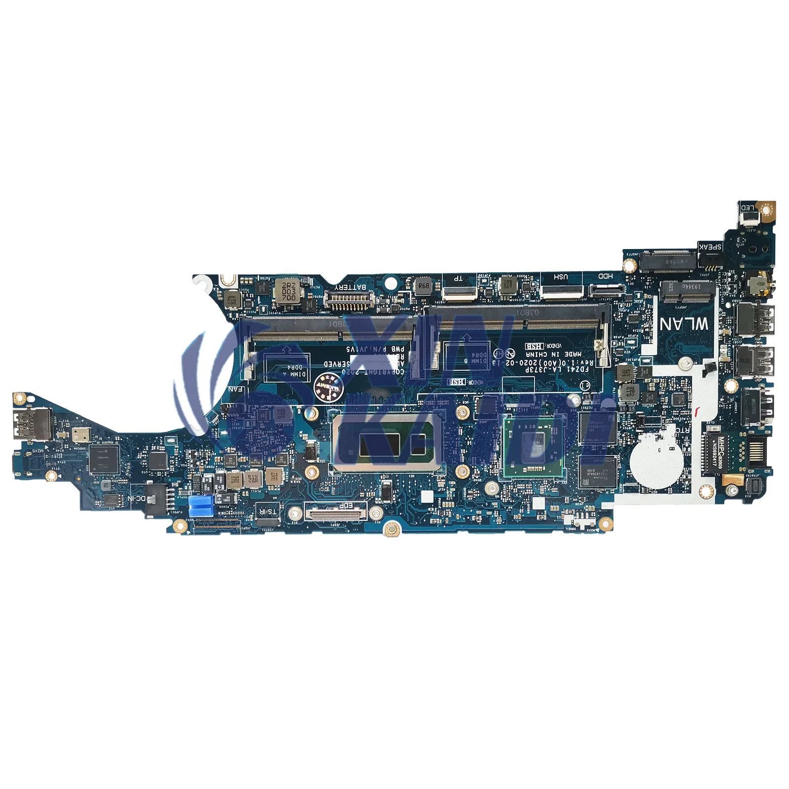 Notebook Mainboard For Dell Latitude 5410 216-0923010 2G 0F3R8H 0F1NKY LA-J373P Laptop Motherboard CPU i5 i7 10th Gen