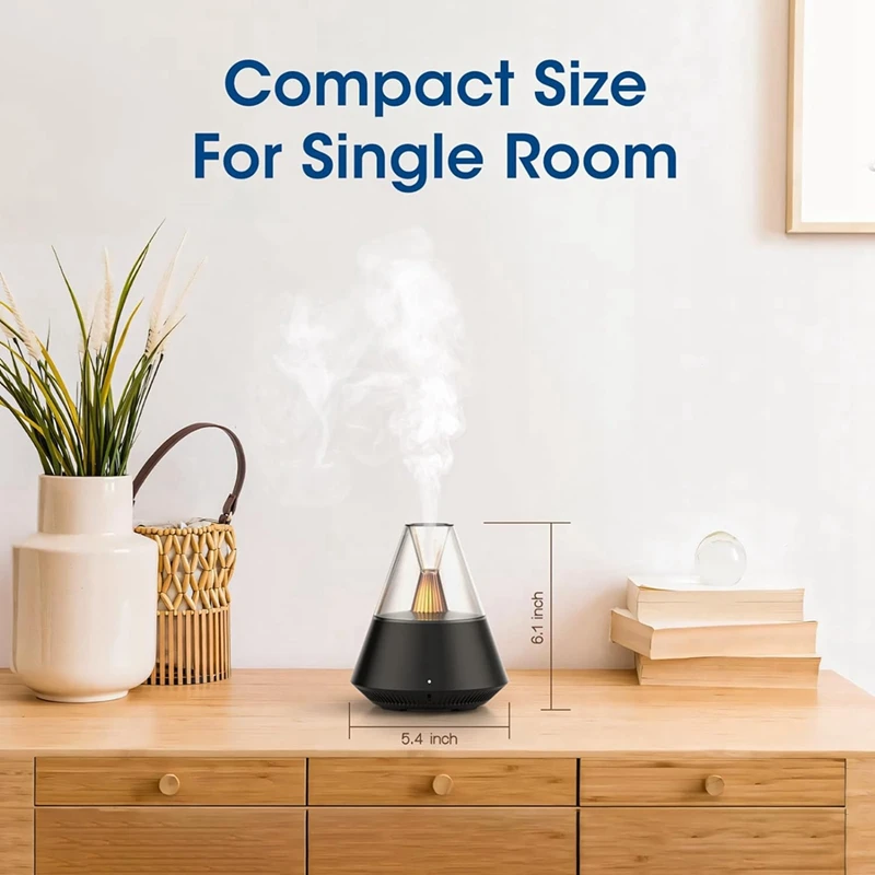 Difusor De Óleo Essencial Com Design Moderno, Difusor De Aroma De Fragrância Para Sala De Estar E Quarto, Alimentado Por USB, 150ml De Capacidade