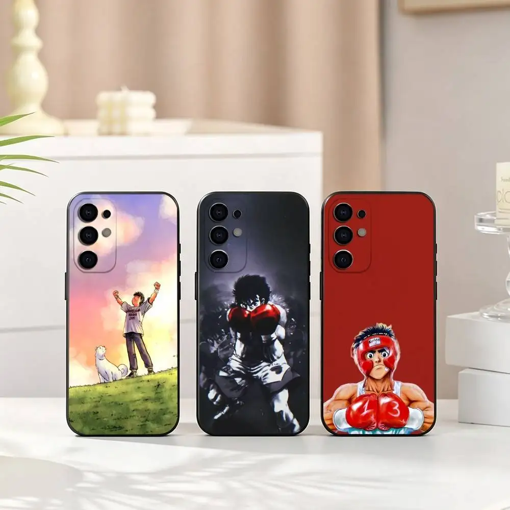 Anime Hajime no Ippo  Phone Case For Samsung S25,S24,S21,S22,S23,S30,Ultra,S20,Plus,Fe,Lite,Note,10,Black Cover
