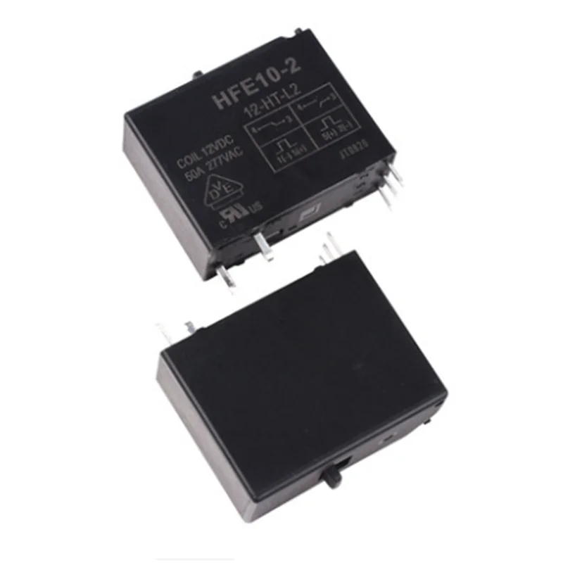 1PCS HFE10-2-12-HT-L2  HFE10-2-24-HT-L2 HFE10-2-12 24-HT-L2 L1 ZT H1T DC12V 24VDC Magnetic Latching Relay Components