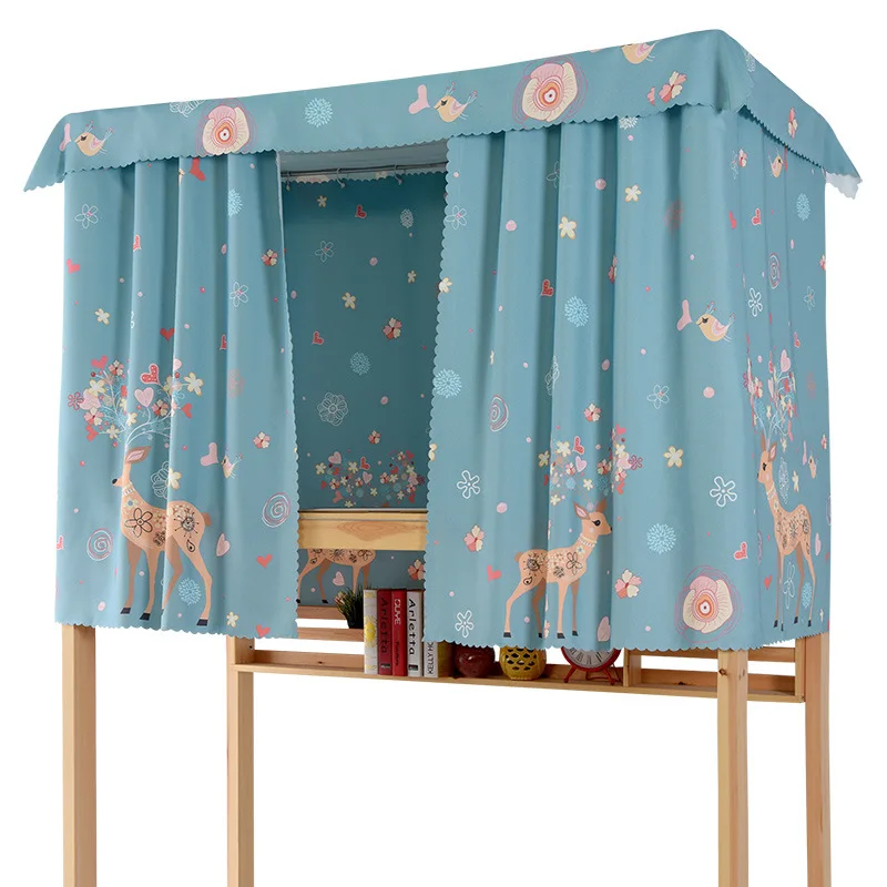 

Digital Cartoon Printing Bed Curtains, 3D Mosquito Net, Suitable for Upper and Lower Beds of College Students, Dormitories