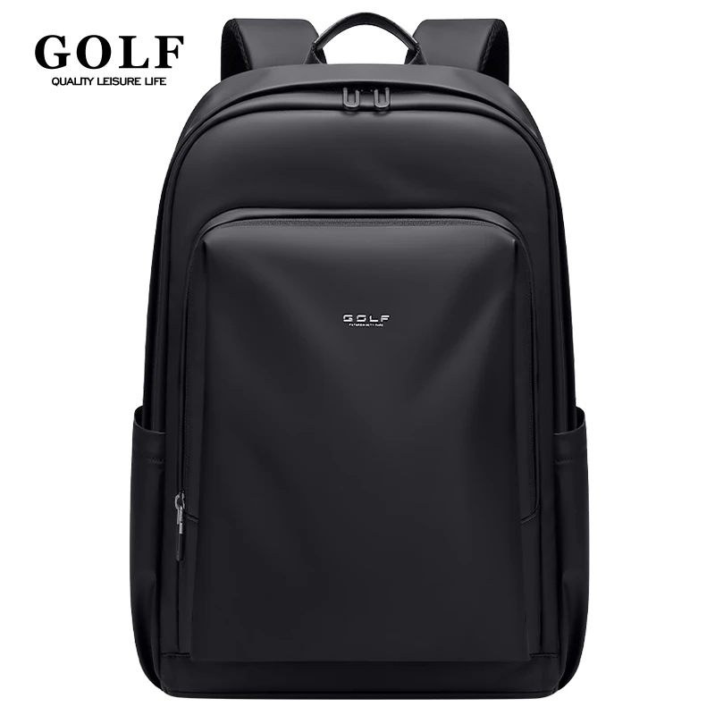 GOLF Men\'s Backpack Black Nylon Waterproof Backpacks Lightweight Laptop Back Pack 15 6 inches Business Travel Commuter Bag Large