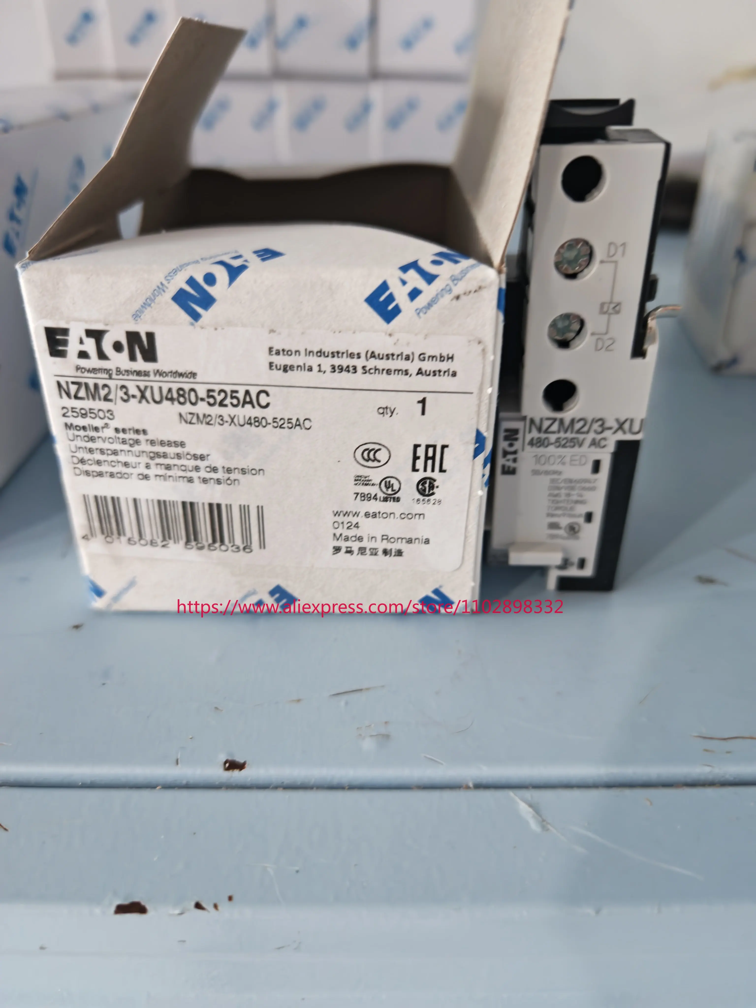 

NZM2/3-XU480-252AC new and original