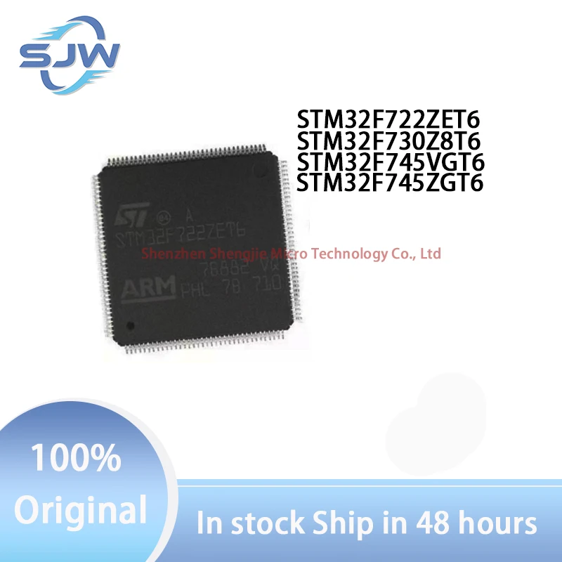 

STM32F722ZET6 STM32F730Z8T6 STM32F745VGT6 STM32F745ZGT6 encapsulation LQFP144 32-bit microcontroller chip