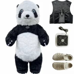 الدب القطبي العملاق نفخ زي الشارع مضحك الدب القطبي التميمة زي حزب تأثيري دمية نفخ أفخم زي التميمة أفضل 10 زي دب عملاق مبيعا - رقم 7