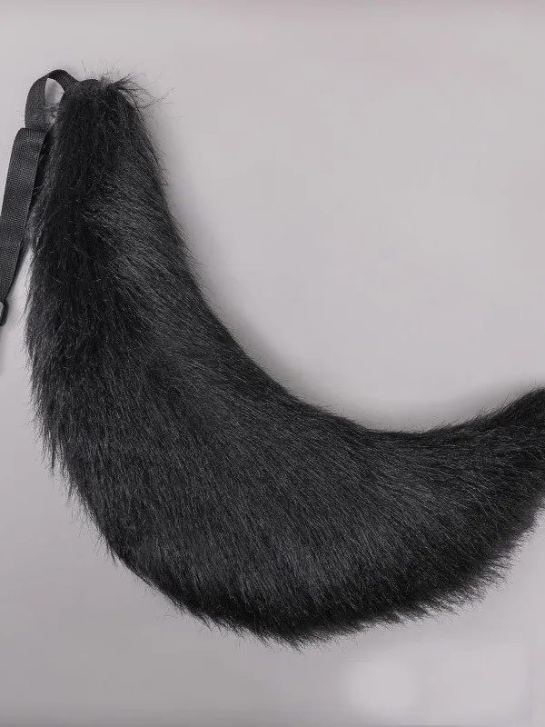 Plush Big Tail  Wolf Tail Halloween Performance Second Wave Cute Style  Tail Cosplay Accessory Original Character Belt