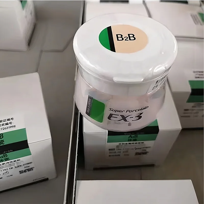 Noritake EX-3 مسحوق بورسلين فائق الجسم Kuraray Noritake ex3 مسحوق بورسلين مسحوق سيراميك 50 جرام مسحوق بورسلين معدني للأسنان