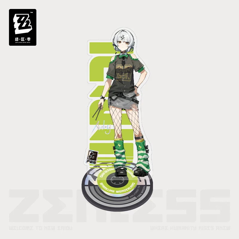 Official Zenless Zone Zero Gaming Merchandise Cartoon Characters Cosplay Anby Ellen Joe Rotating Acrylic Stands