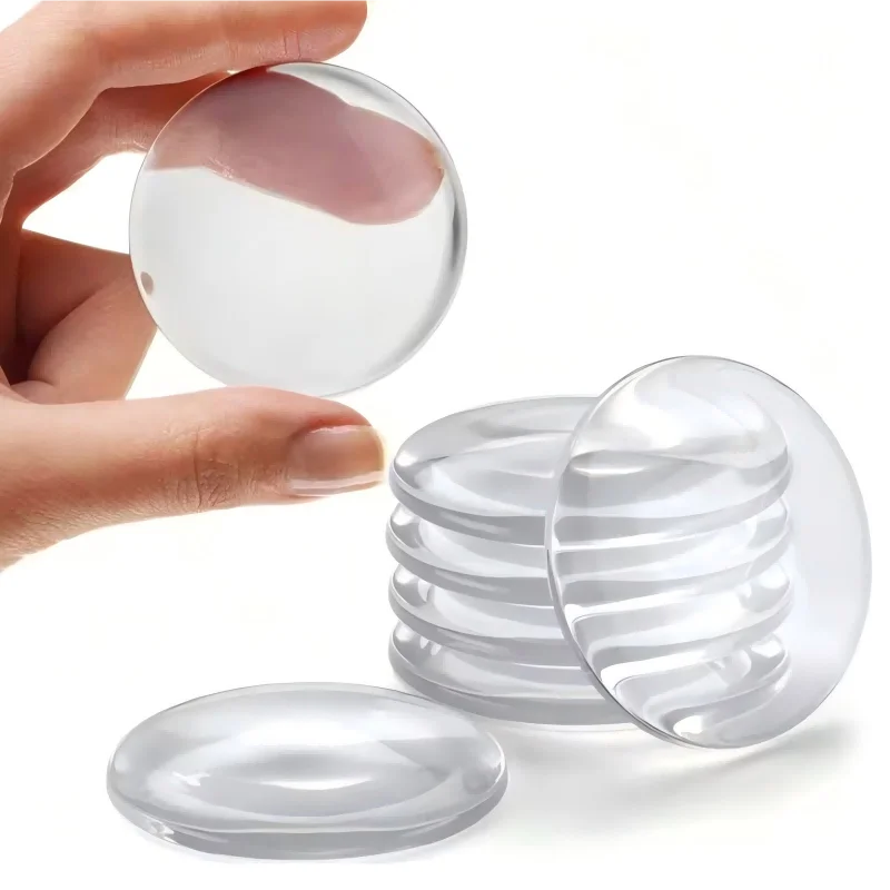 

Door Knob Wall Shield Clear Soft Rubber Door Stopper Door Handle Bumper Mute Stickers Wall Protector Muffler Pad Protective Plug