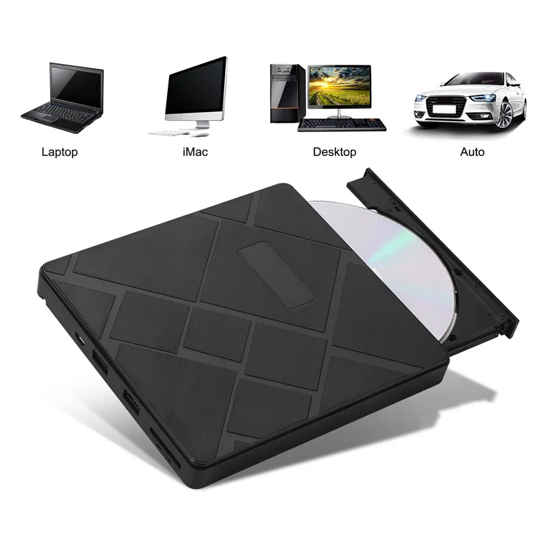 GFR5-USB3.0 DVD Burner DVD RW CD Writer External Optical Drive