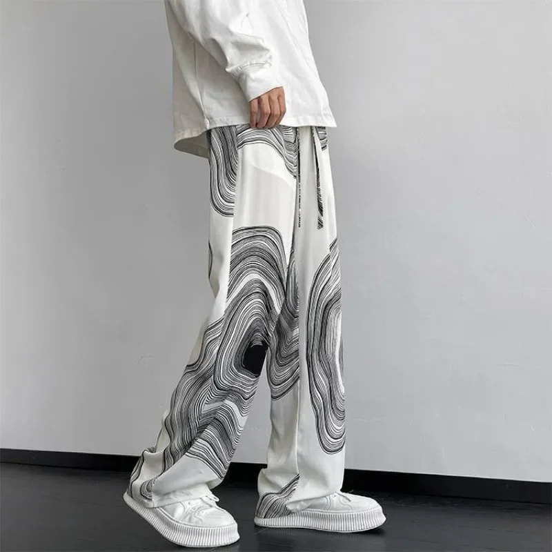 

Trousers for Men Long Straight Trend Streetwear High Quality Low Price Stylish Regular Fit Big Size Xxxl Slacks Casual Pants Man