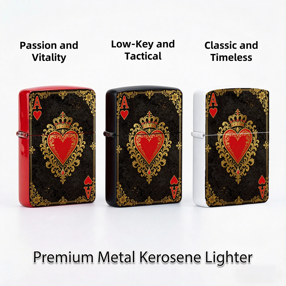 フリップトップライター ハートのエース プレイカード ヴィン - Vintage Collectible Playing Cards のレビューと価格
