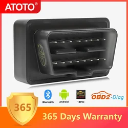 ATOTO Bluetooth OBDII Scanner For Android Car OBD2 Diagnostic Scan Tool OBD 2 ELM327 V1.5 Auto Code Reader Adapter ELM 327 V 1.5