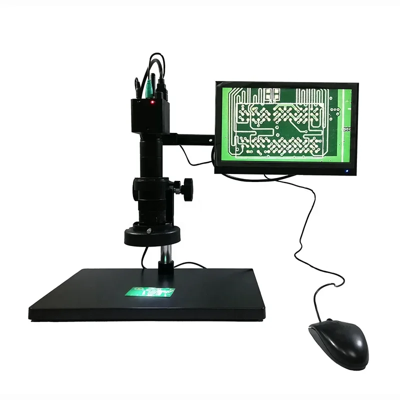 VMS4M33 HD MI/USB/WIFI Industrial Camera Digital Video Microscope 11.6 inch LCD Display Screen