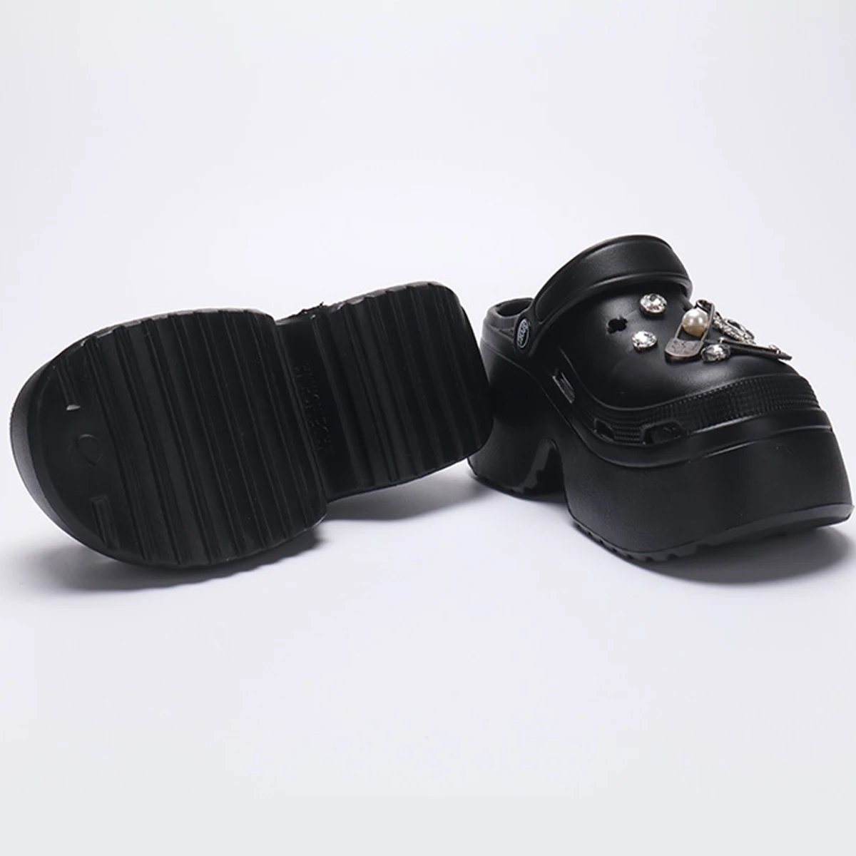 Women Chunky Platform Sandals 2024 Summer Soft Thick Sole Diy Clogs Garden Shoes Woman Closed Toe Non-Slip Beach Slides Sandals