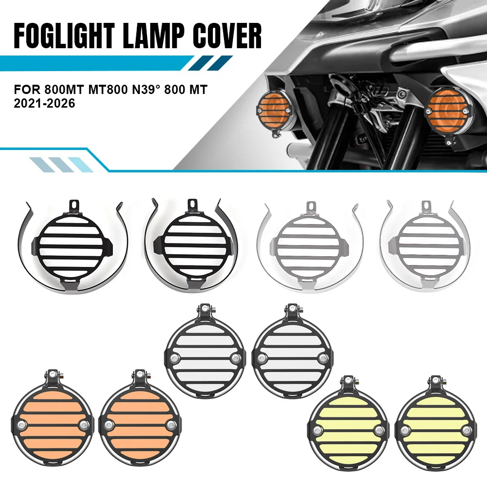 

Защитная защита противотуманных фар мотоцикла, металлическая крышка противотуманной фары для CFMOTO 800MT MT800 N39 ° 800 MT 2021-2023 2024 2025 2026