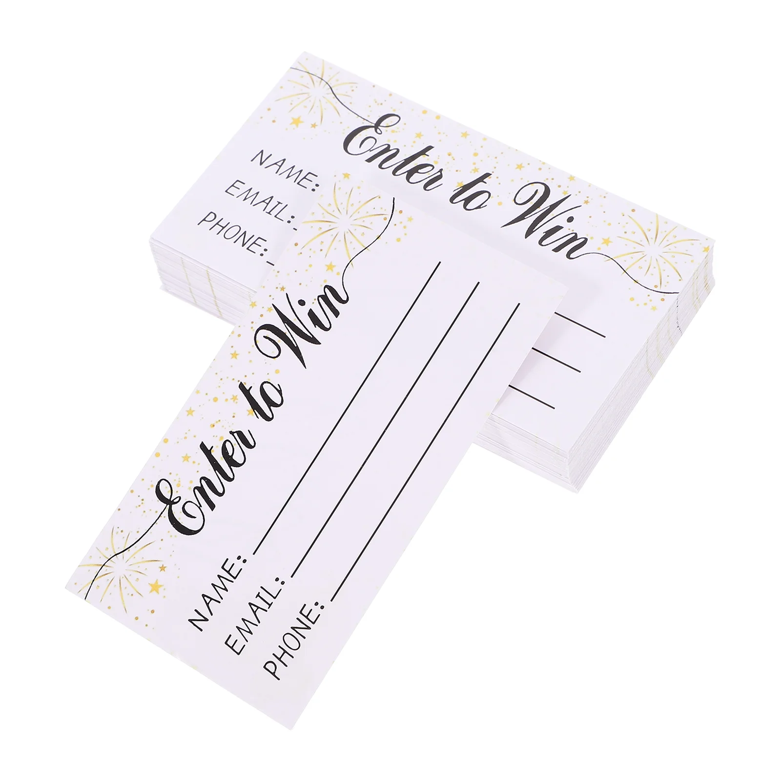 300 Pcs Raffle Ticket Card Voting Cards Tickets Small Ballot Supply Paper Blank