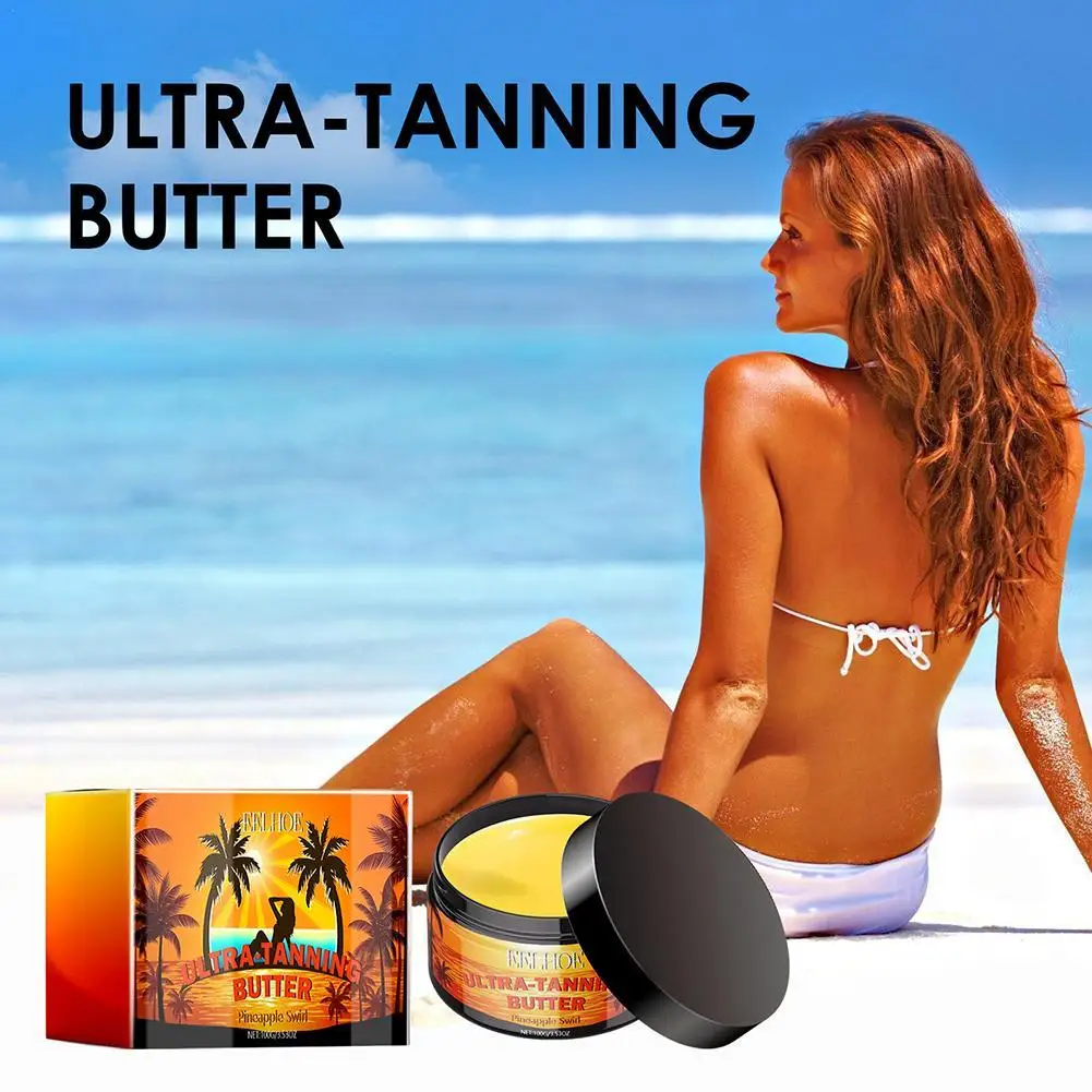 Tanning Skin Gel Cream Deep Tanning Long-lasting Moisturizing Quick Absorption Antioxidant Repair Gentle Formula Skin Care