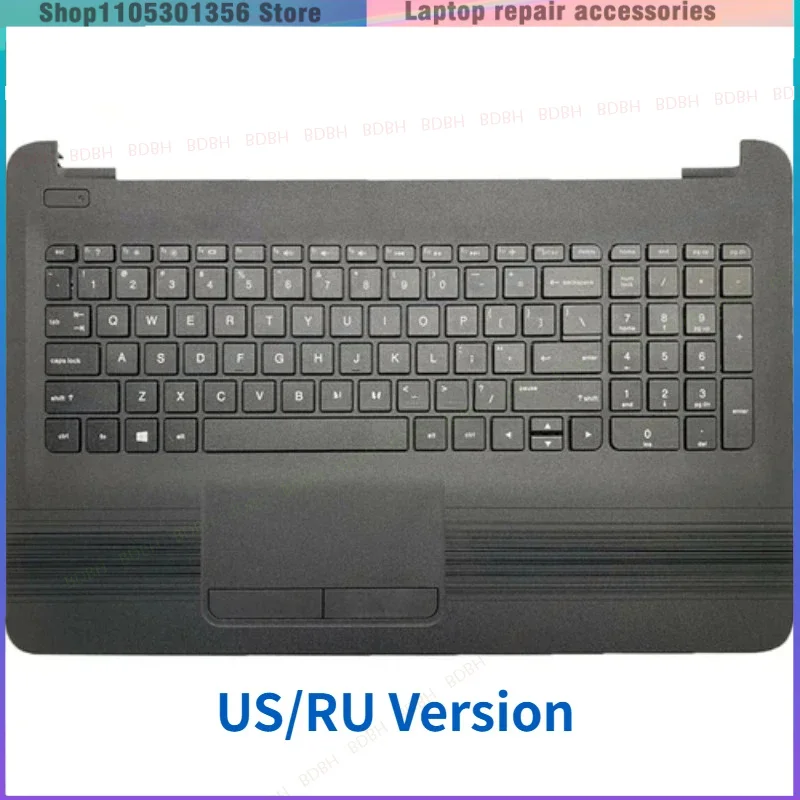 NEW Laptop Case for HP 15-AY 15-AC 15-AF BA TPN-C125 250 G4 255 G4 G5 US/RU Keyboard Palmrest Topcase Upper Cover 855027-001