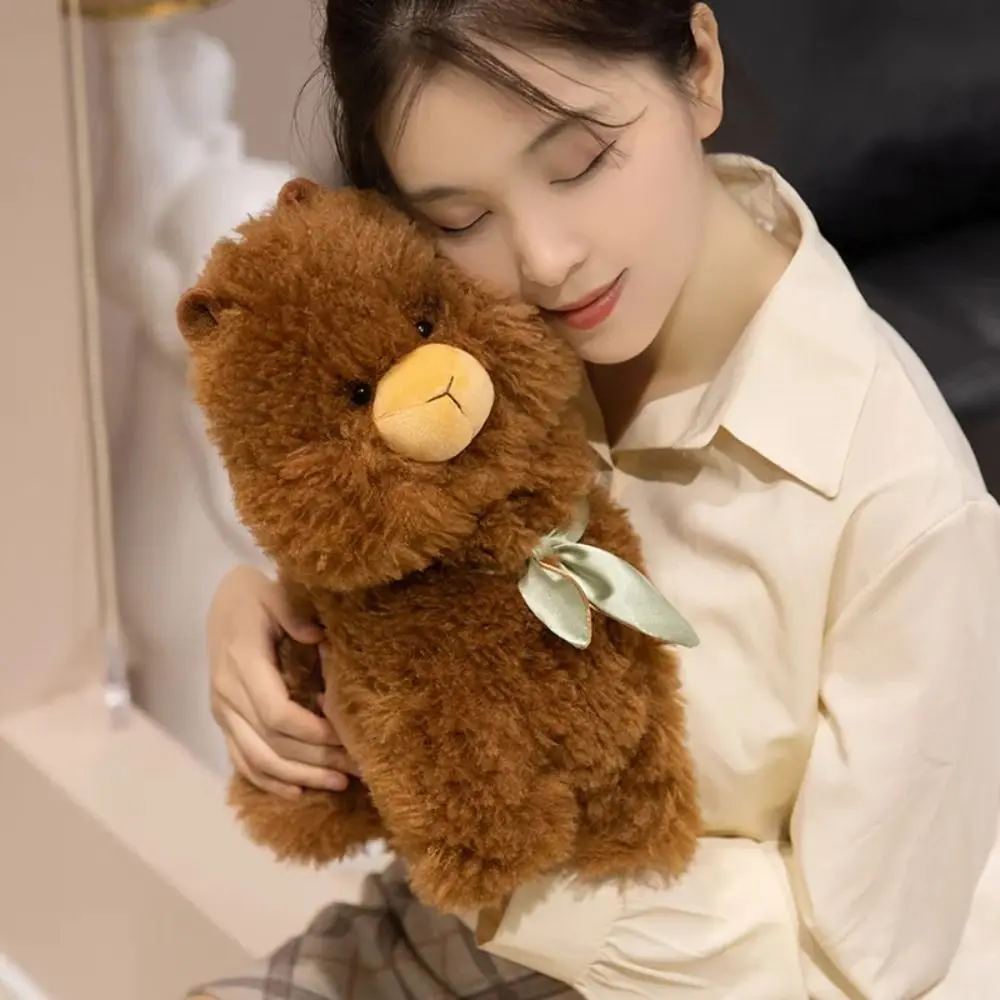 Creative Chubby Face Alpaca Plush Toys PP Cotton Fluffy Plush Llama Dolls 22/35/45cm Collection Animals Stuffed Toys Christmas
