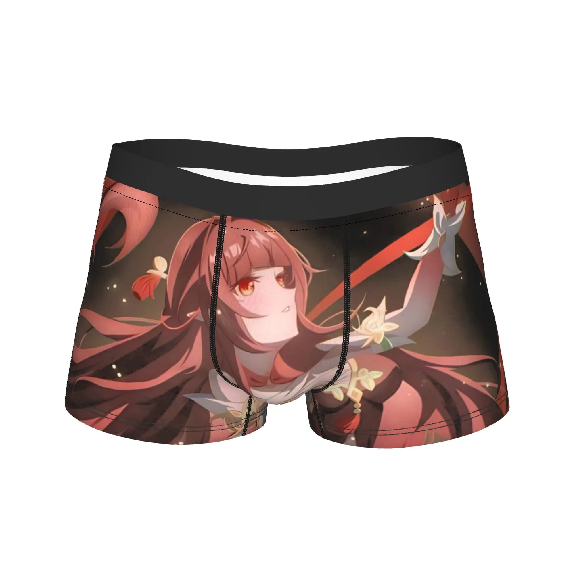 

Novelty Boxer Lingsha Shorts Panties Briefs Men's Underwear Honkai Anime Mid Waist Underpants for Male S-XXL