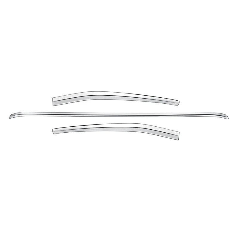 

For 23 Toyota Elfa Stainless Steel Front Lip Sequin ALPHARD 40 Series Front Shovel Bumper Trim