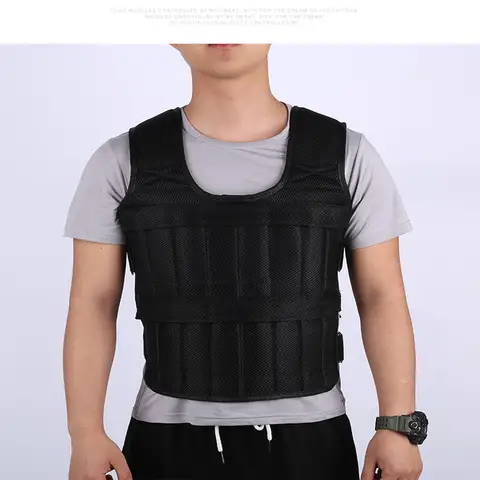 훈련 운동용 체중 조절 조끼, 피트니스 재킷, 체육관 운동 복싱 조끼, 모래 의류, 30kg 적재