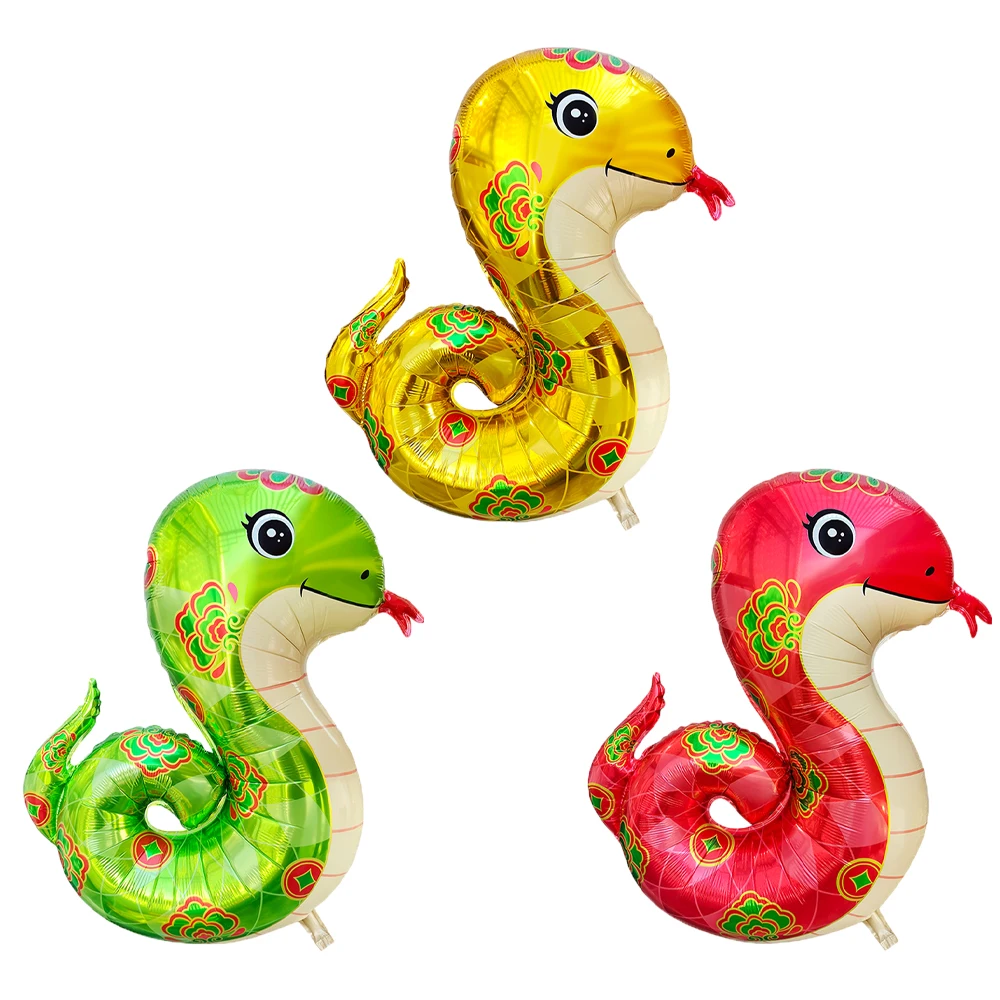 Snake Balloons 2025 Chinese New Year Kids Gift Balloon Party Decoration Home Decorations Chinese Spring Festival Decor