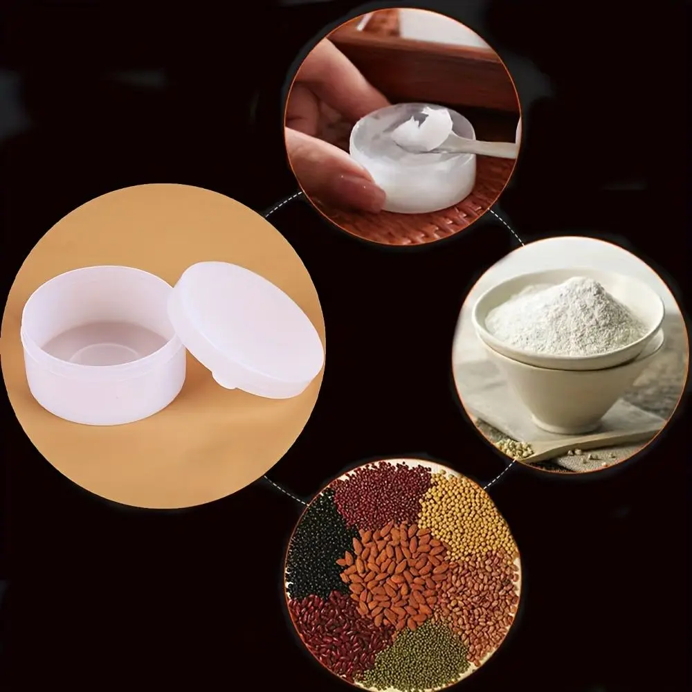 10 pçs 30g vazio recipiente de armazenamento de frasco cosmético redondo garrafas recarregáveis potes creme facial sombra gel pacote caixa