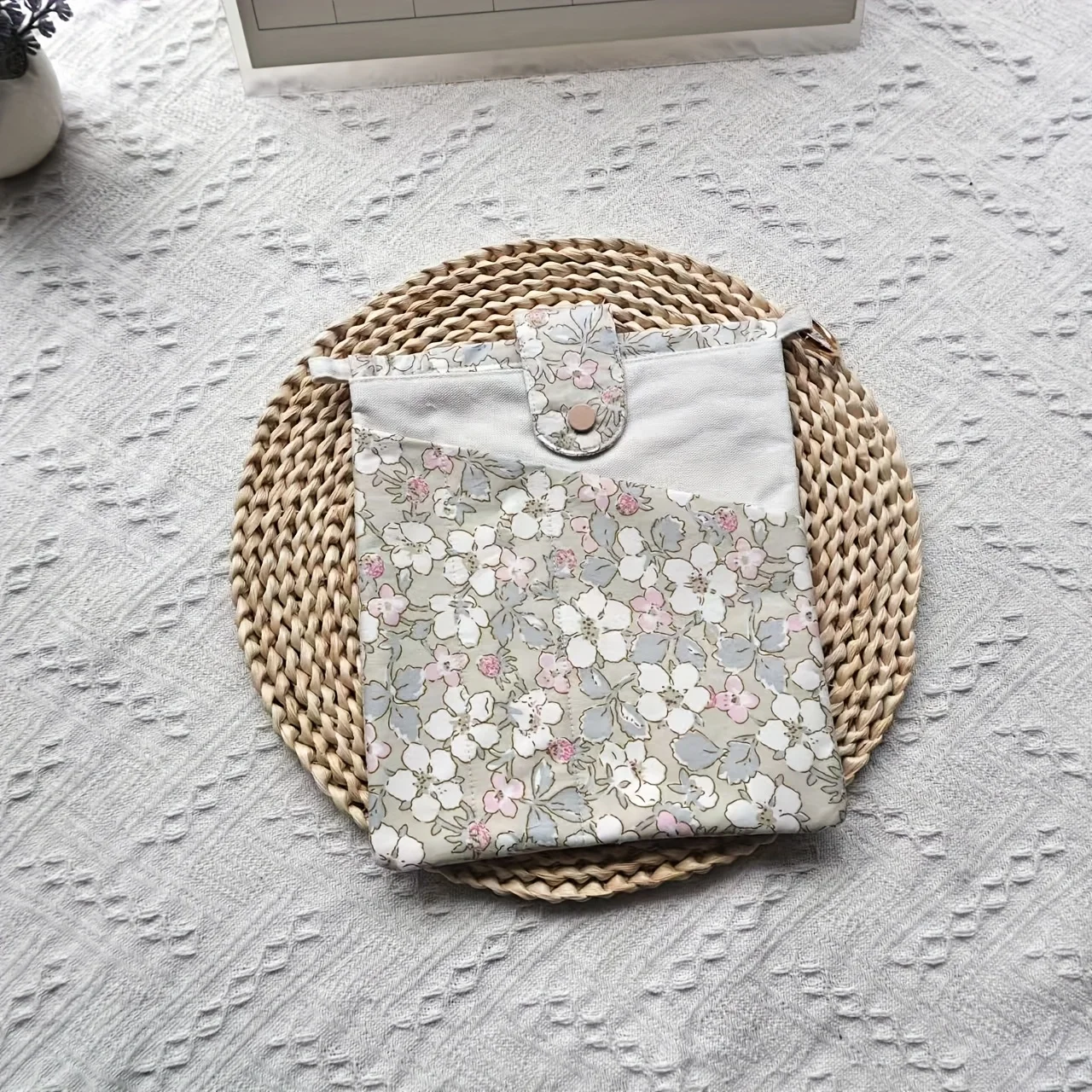 

Многофункциональный органайзер Fromthenon Gardenia Canvas для канцелярских принадлежностей и книг, сумка-органайзер для мобильного телефона, портативная сумка, чехол для хранения Библии