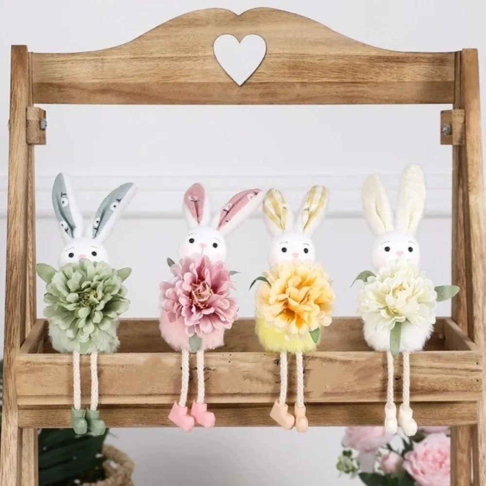 

Photo Props Soft Easter Rabbit Pendant Cute Colorful Rabbit Hanging Ornament Animal Bunny Ornaments Party Favors